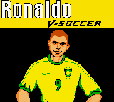 Ronaldo V. Soccer Title Screen